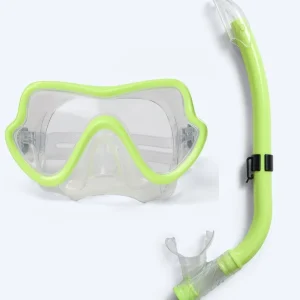 Watery kind Combo snorkelset (8-15) - Trigger - Geel