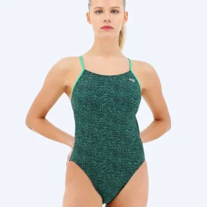 TYR dames badpak - Durafast Elite Lapped - Groen
