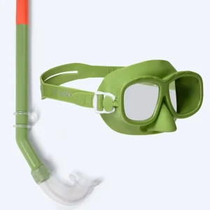 Watery kind Combo snorkelset (4-10) - Wyre - Groen