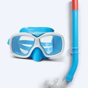 Watery kind Combo snorkelset (8-15) - Misu - Blauw